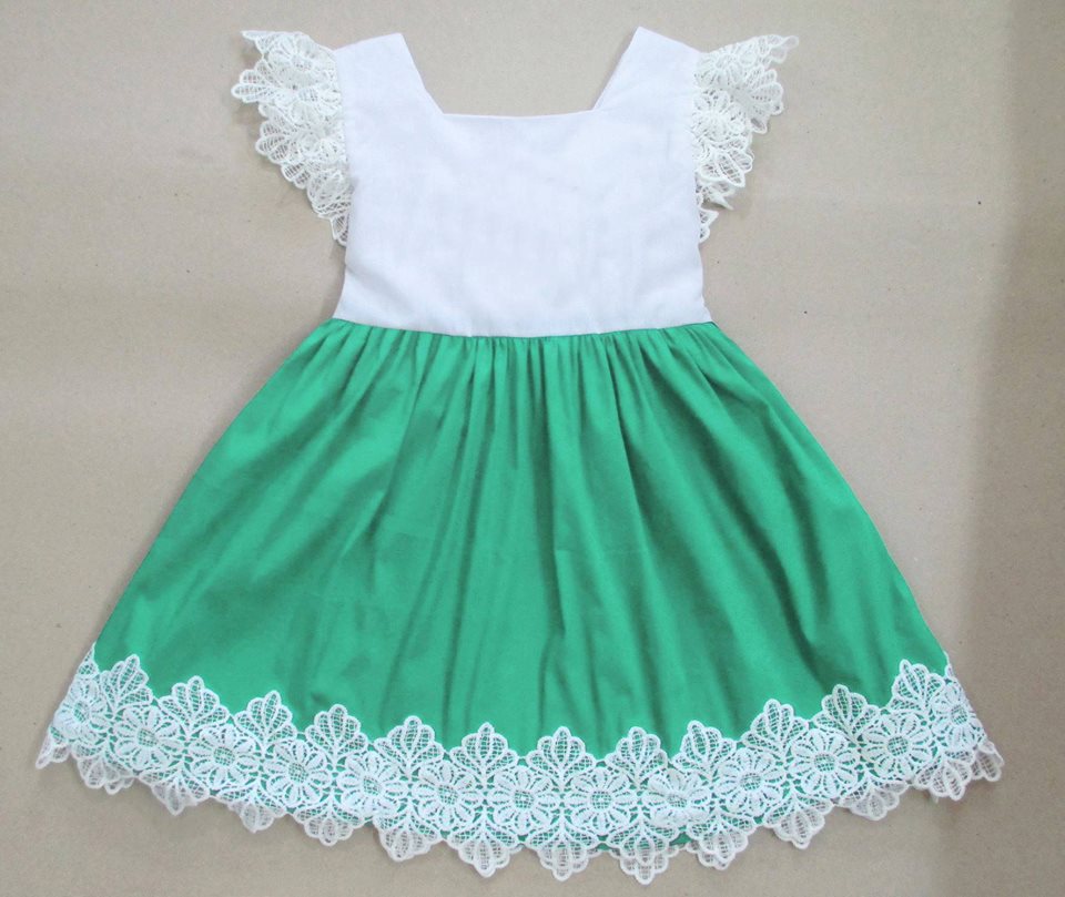 Mint Lace Blank Dress