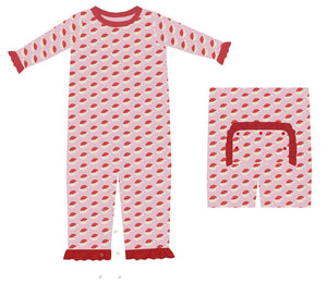 2020 Pink Christmas Pajama Onesie
