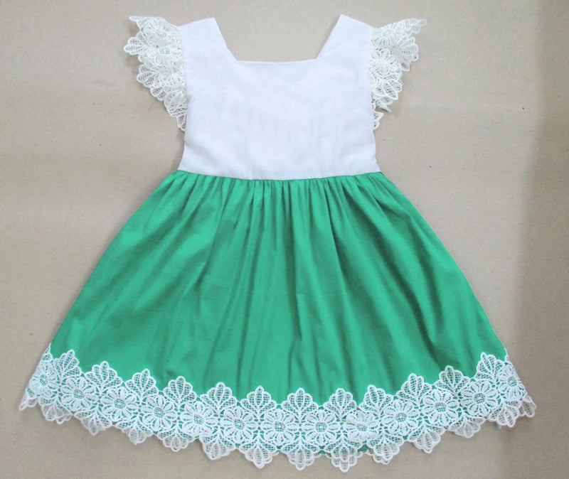 Mint Lace Blank Dress