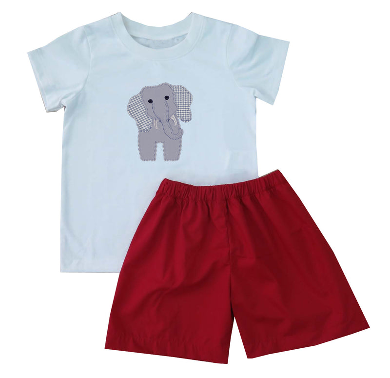 2020 Alabama Elephant Tshirt Short Set