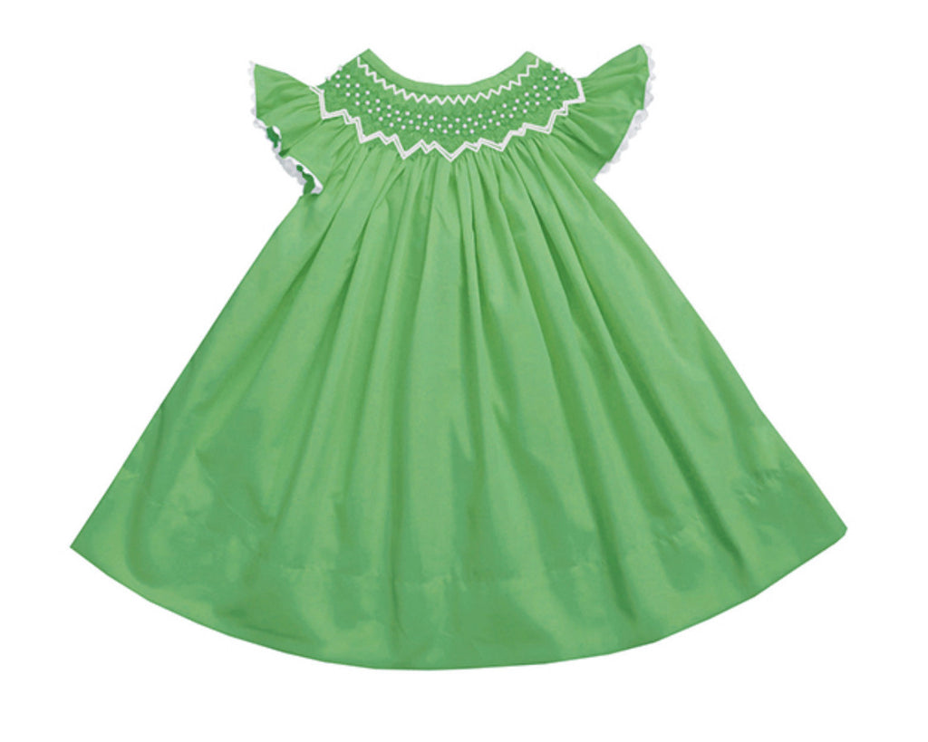 2020 Pearl Green Bishop Dress