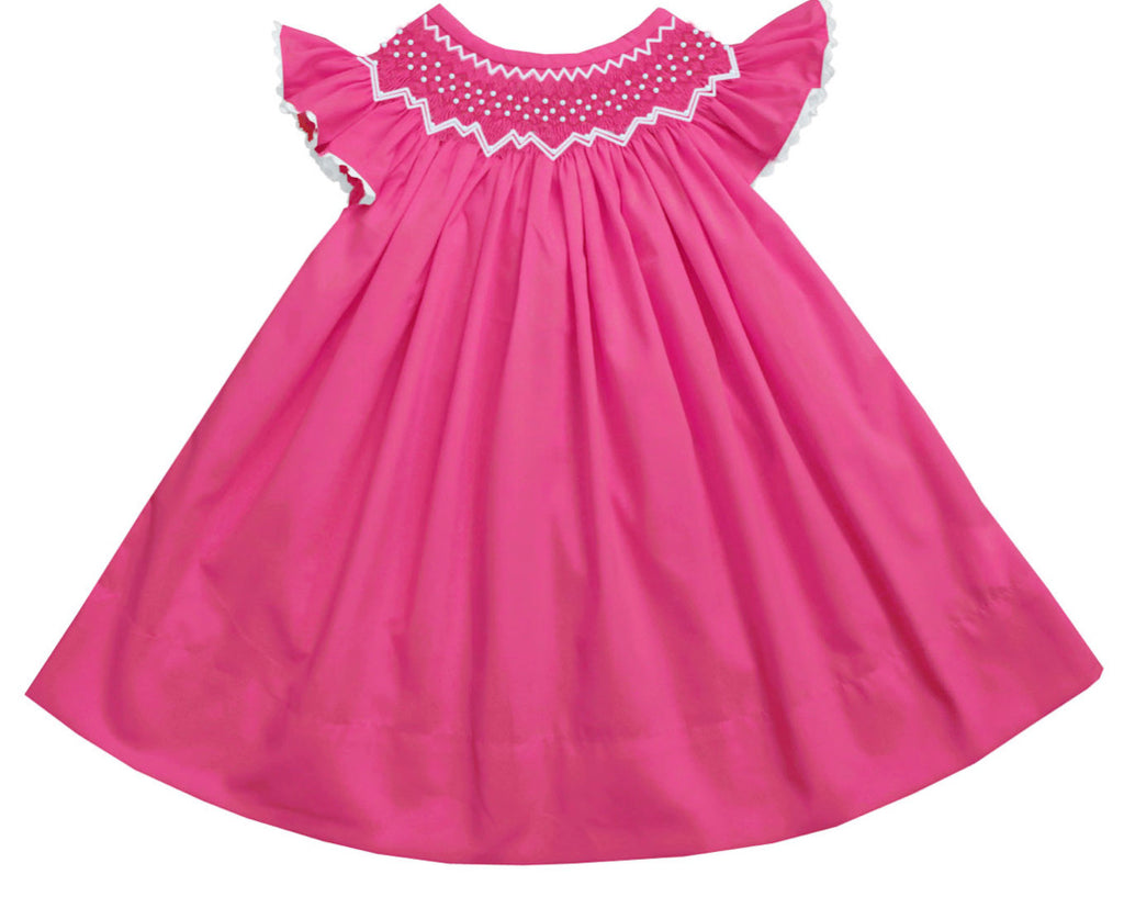 2020 Pearl Hot Pink Bishop Dress