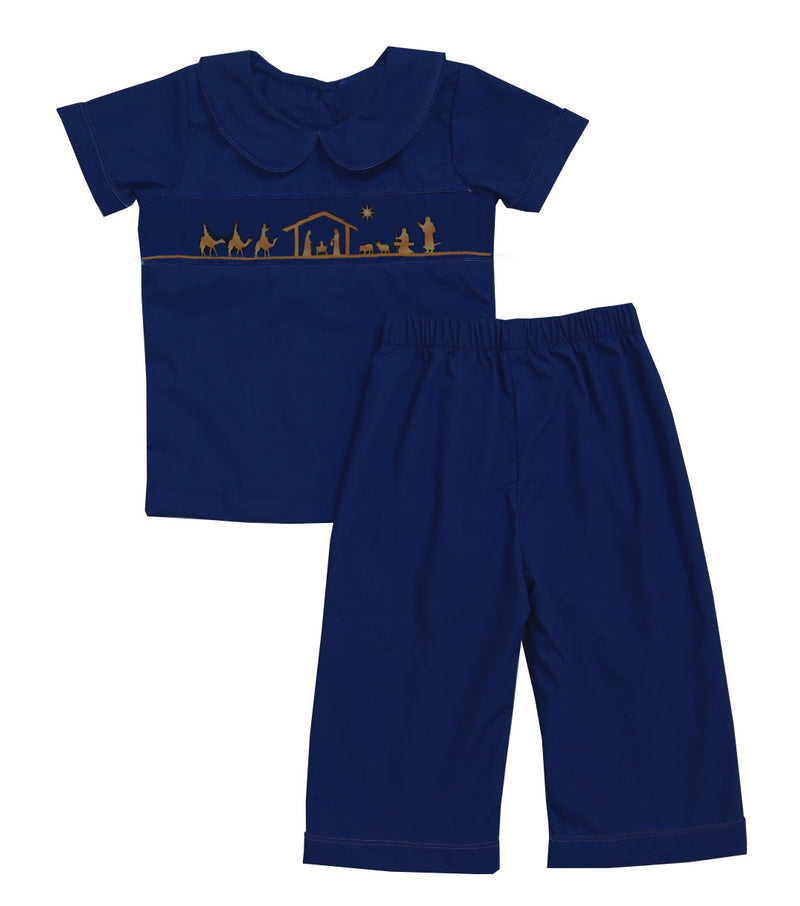 2019 Nativity Collared Shirt and Pant Set