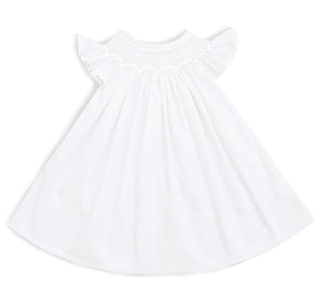 2020 Pearl White Bishop Dress