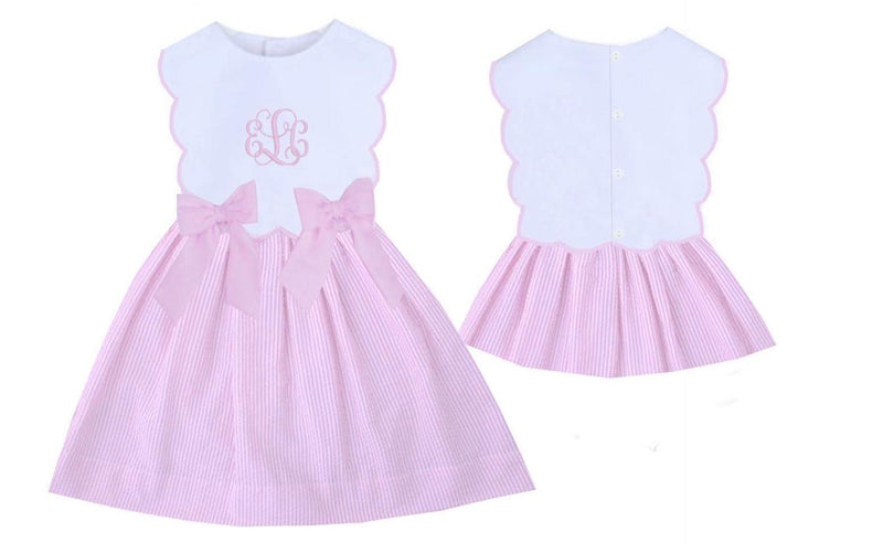 Remy Bow Dress Pink
