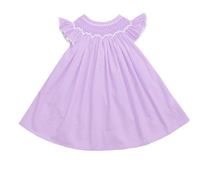 2020 Pearl Lavender Bishop Dress